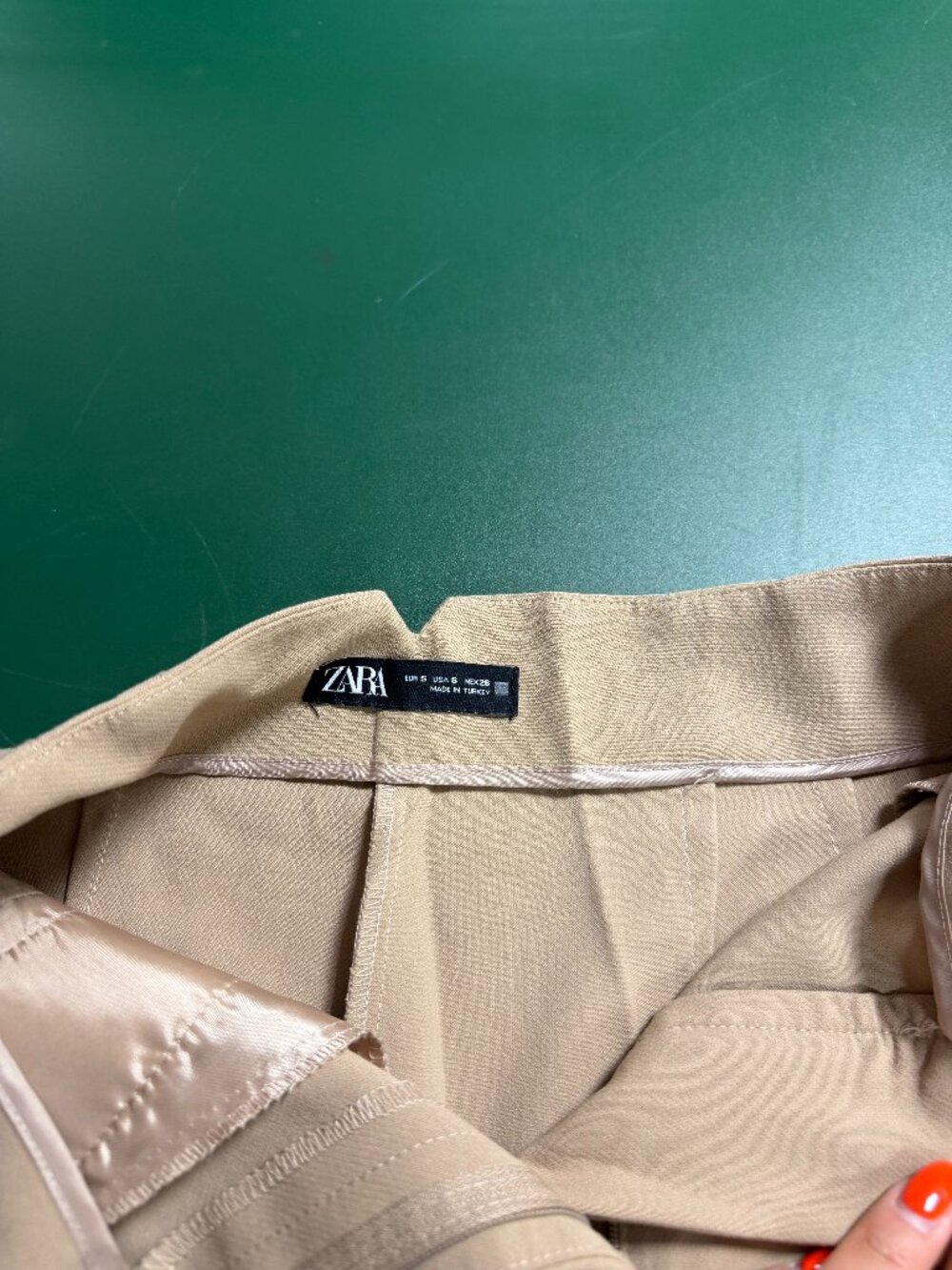 zara professional work pants